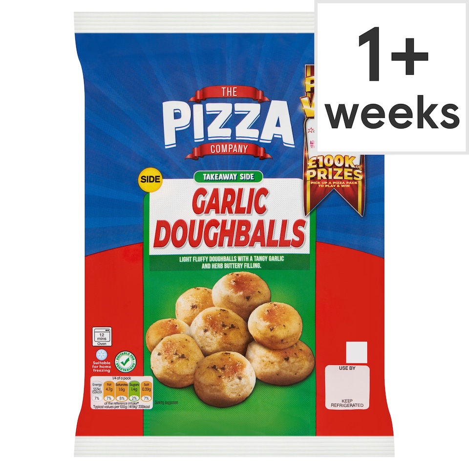 The Pizza Company Garlic Doughballs 165G