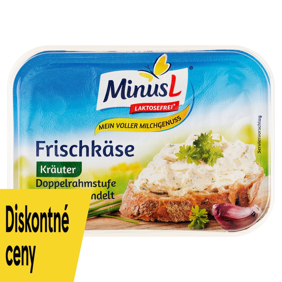 image 1 of Minus L Lactose-Free Cream Cheese with Herbs 200 g