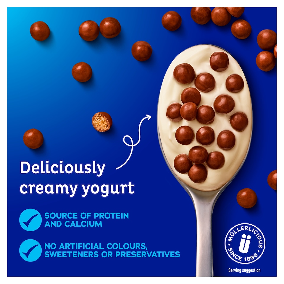image 1 of Muller Corner Vanilla Yogurt with Chocolate Digestive Biscuits