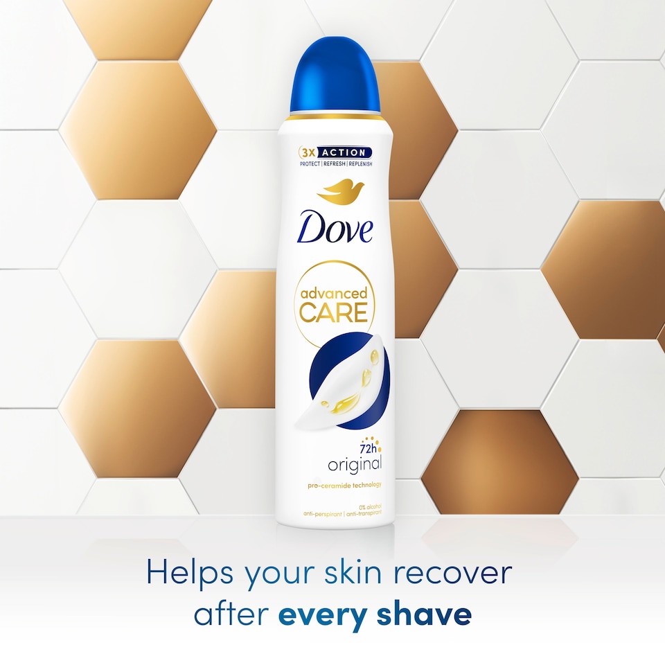 image 1 of Dove Advanced Care Original 72h Antiperspirant Deodorant 150ml