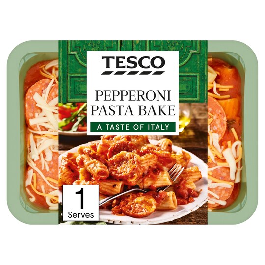 Tesco Pepperoni Pasta Bake 450G Tesco Groceries