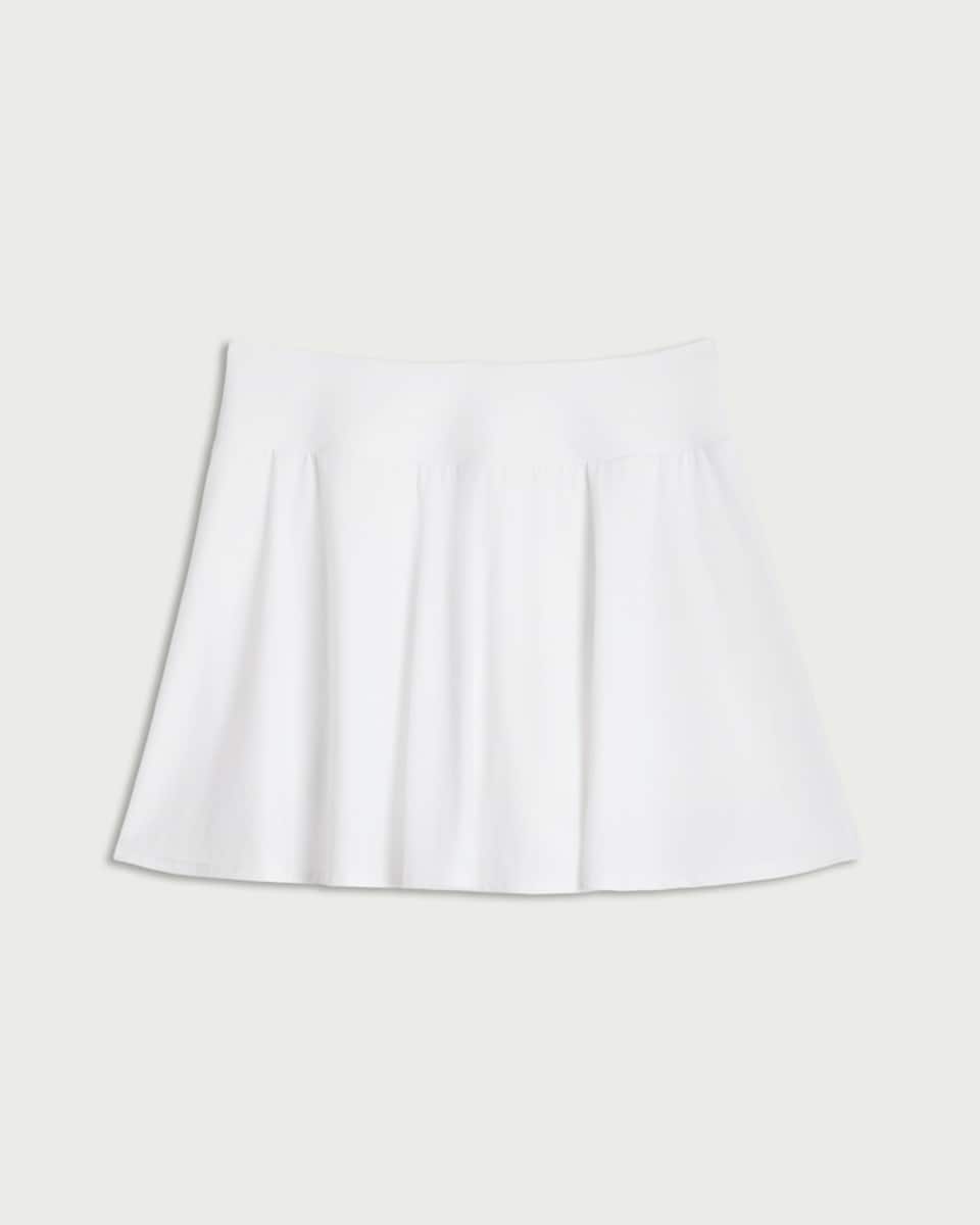 image 1 of F&F Active ULTRAMOVE Pleated Skort in White