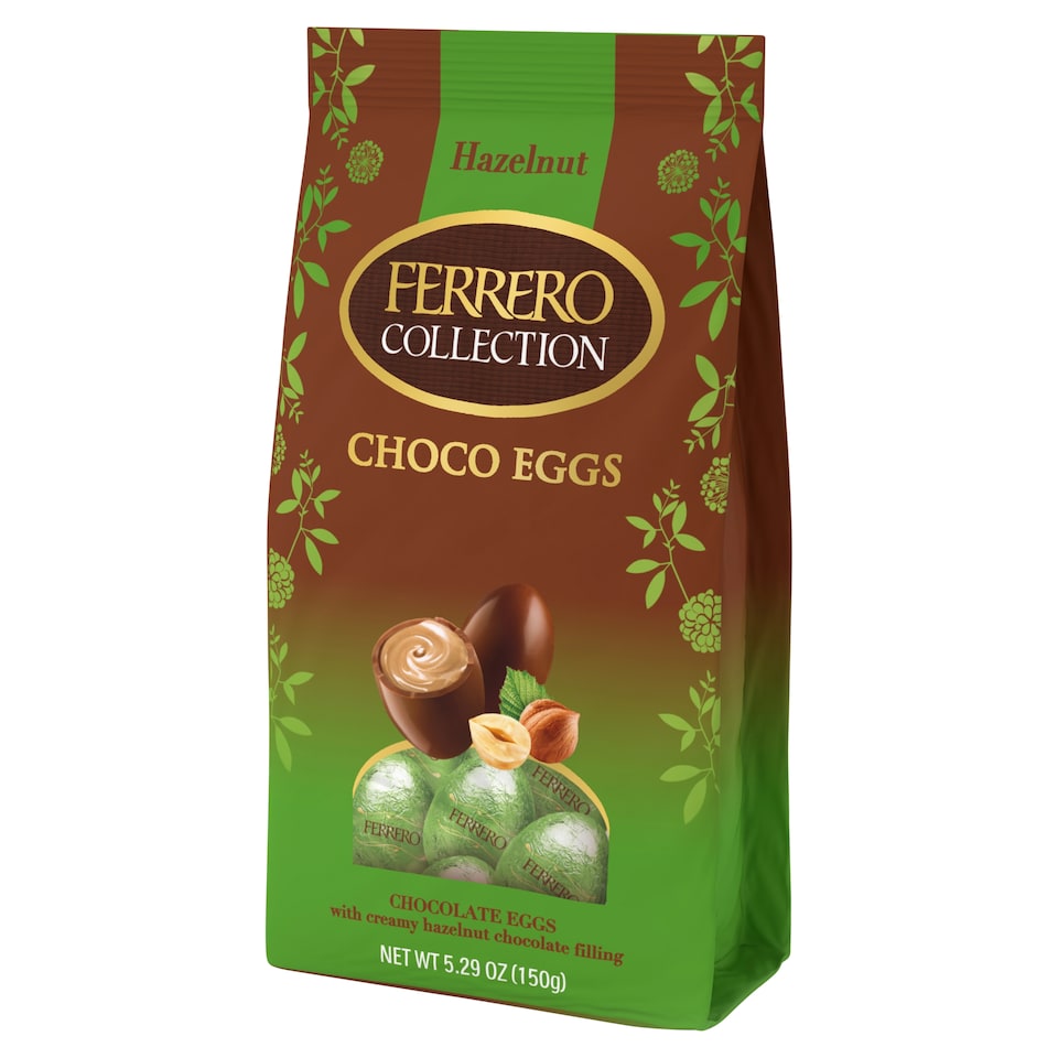 Ferrero Collection malá vajíčka z jemné mléčné čokolády s lískooříškovou náplní 28 ks 150g