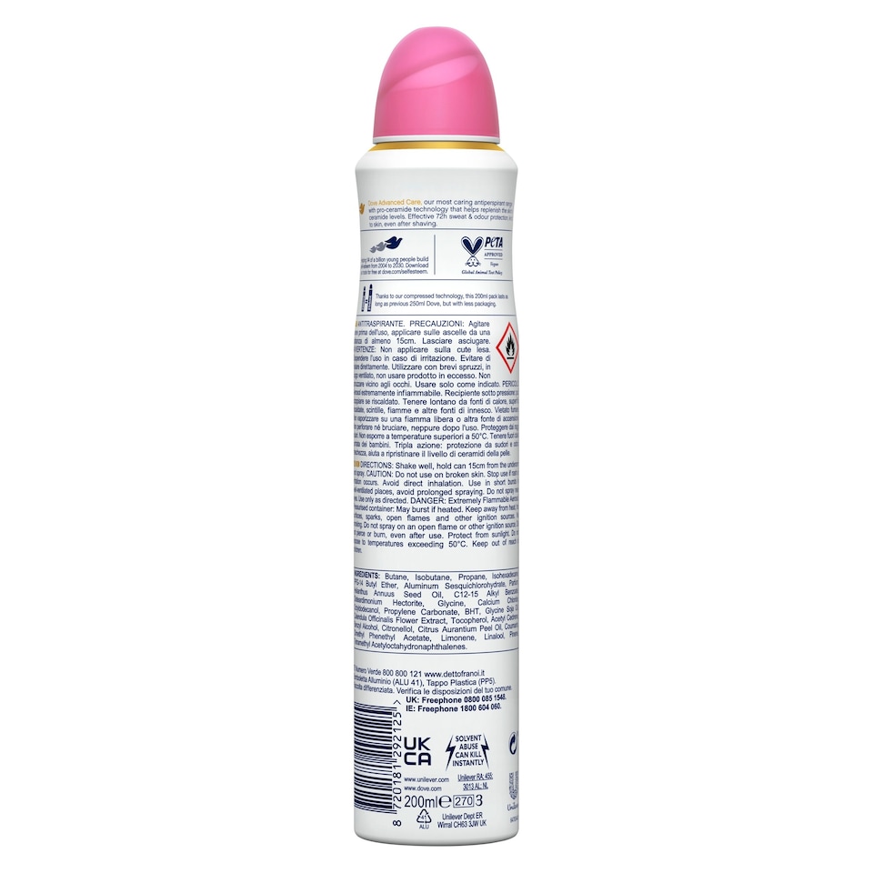 image 1 of Dove Women Go Fresh Pomegranate 72h Advanced Care Antiperspirant Deodorant 200ml