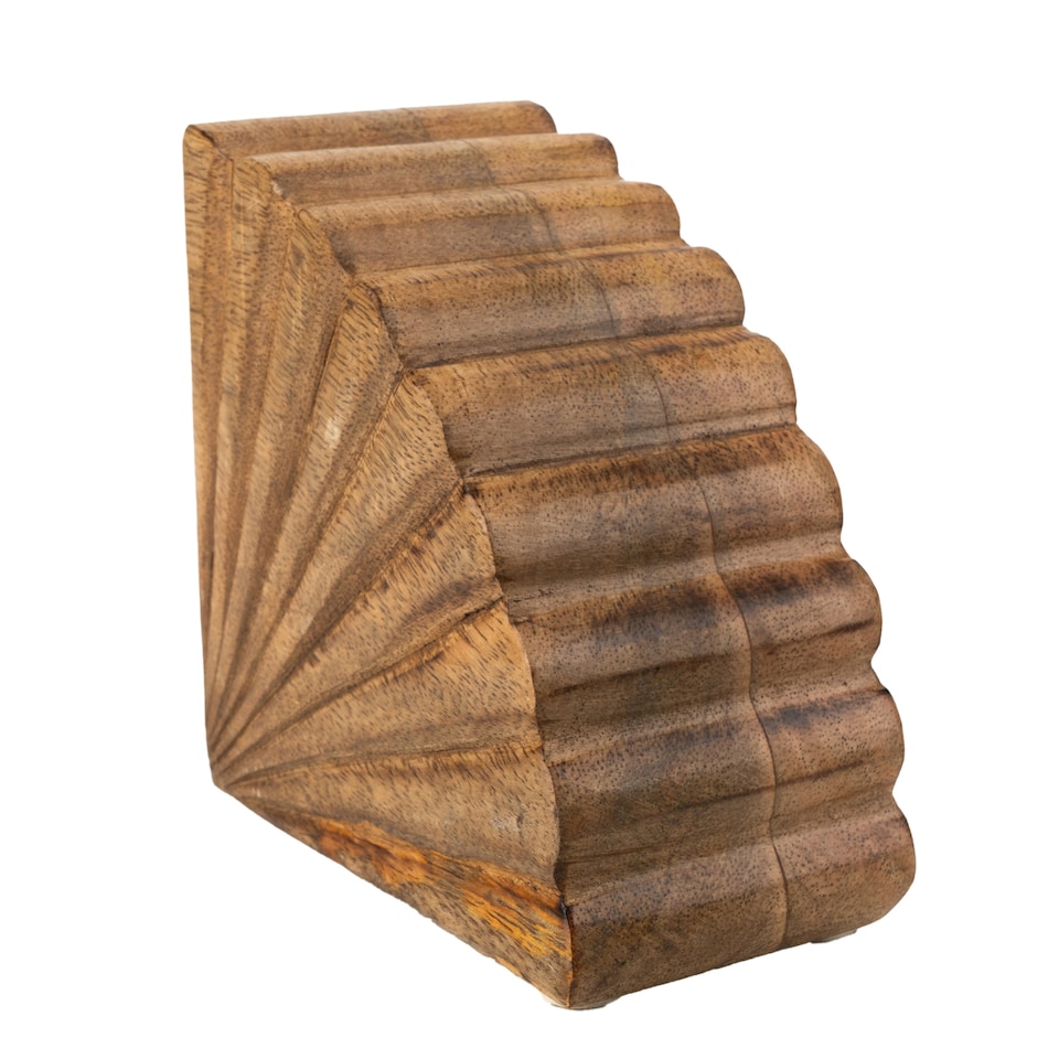 Candlelight Mango Wood Bookend