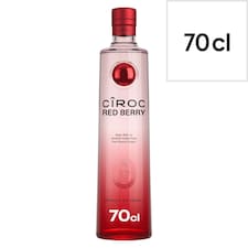 Ciroc Red Berry Flavoured Vodka Bottle 37.5% Vol 70Cl