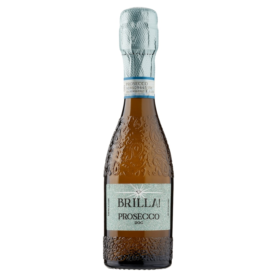 Brilla! Prosecco šumivé bílé víno extra suché 200ml
