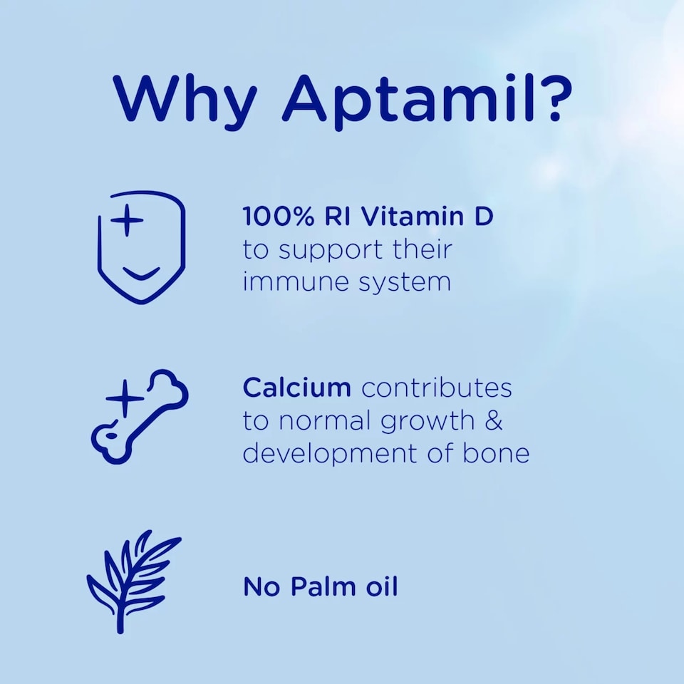 image 1 of Aptamil 3 Toddler Milk Formula Powder 1+ Years 800g