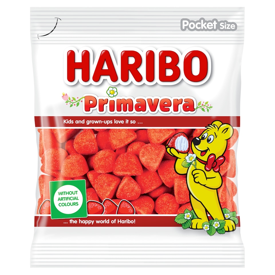Haribo Primavera pěnové cukrovinky s ovocnou příchutí 100g