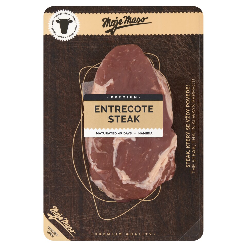 Moje Maso marha entrecote steak 280 g