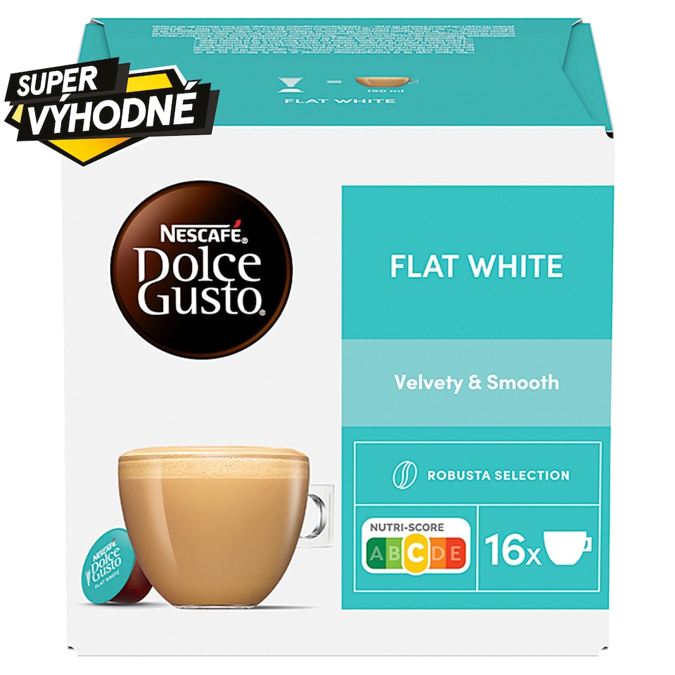 image 1 of NESCAFÉ® Dolce Gusto® Flat White - Coffee Capsules - 16 pcs