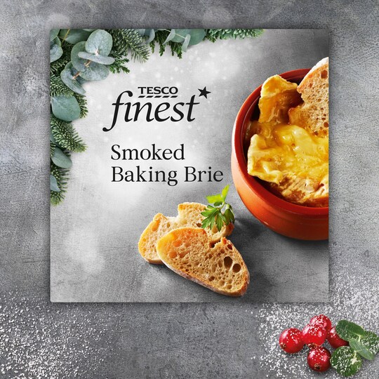 Tesco Finest Smoked Baking Brie 150G Tesco Groceries