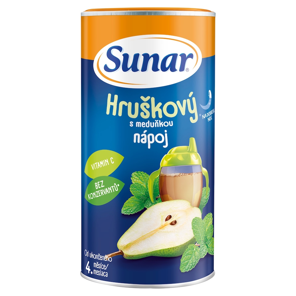 image 1 of Sunar Pear Drink with Lemon Balm 200g