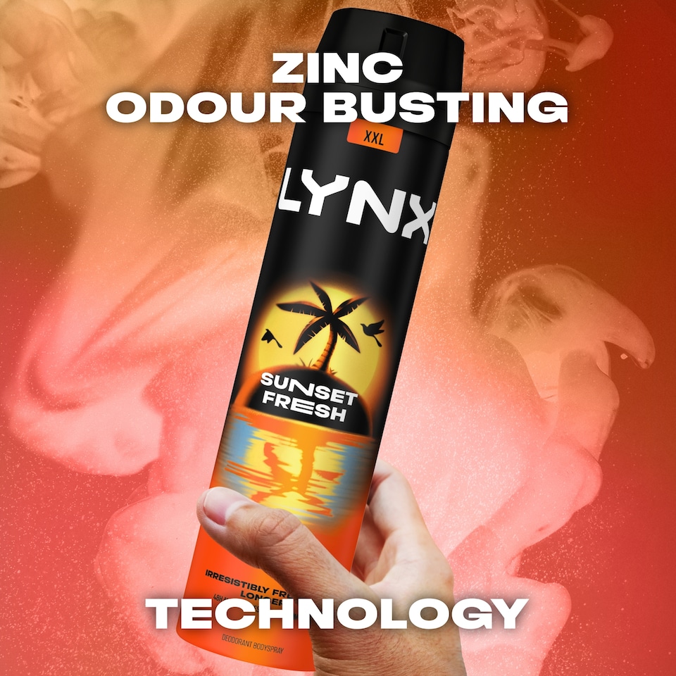 image 1 of Lynx Deodorant Bodyspray Sunset Fresh 250ml