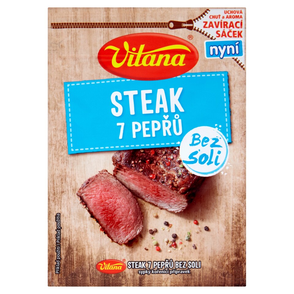 Vitana Steak 7 pepřů bez soli 13g