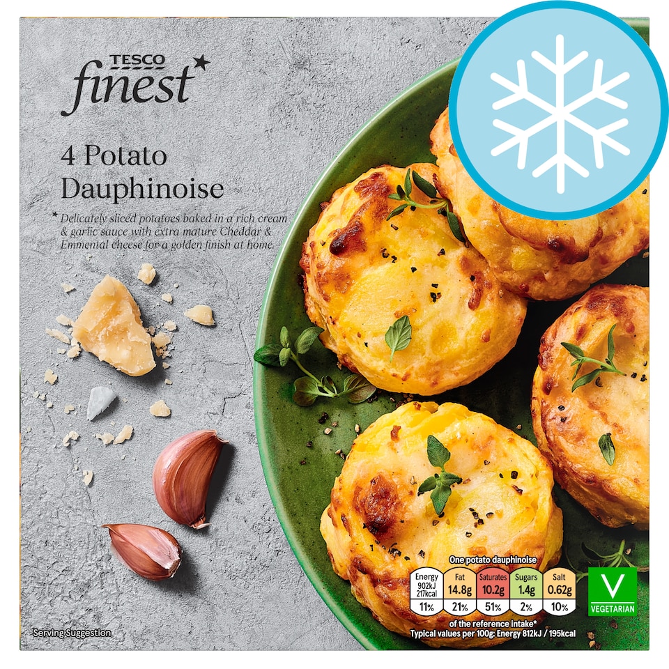Tesco Finest 4 Potato Dauphinoise 480g