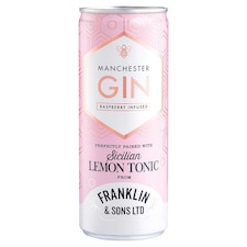 Manchester Gin Raspberry Infused Lemon Tonic 250Ml