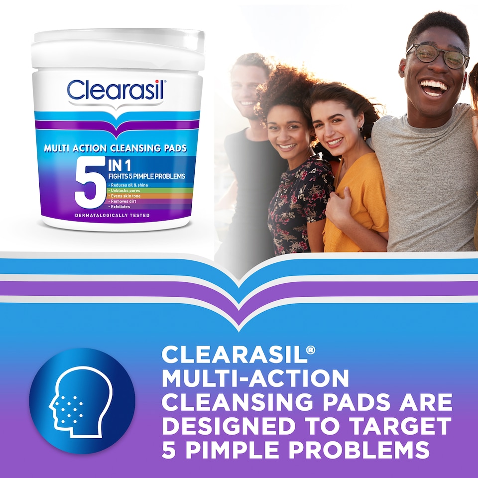 image 1 of Clearasil Ultra 5In1 Cleansing Pads