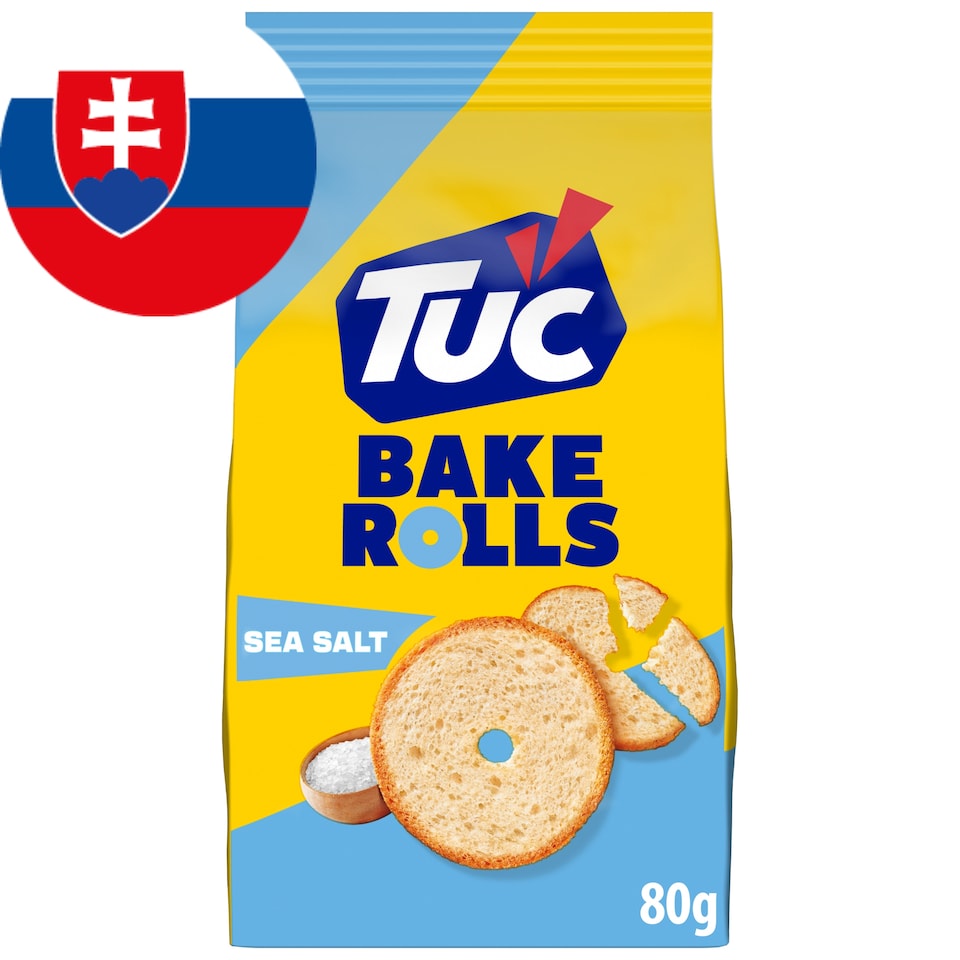 TUC Bake Rolls Soľ Chlebové sucháre balenie 80 g
