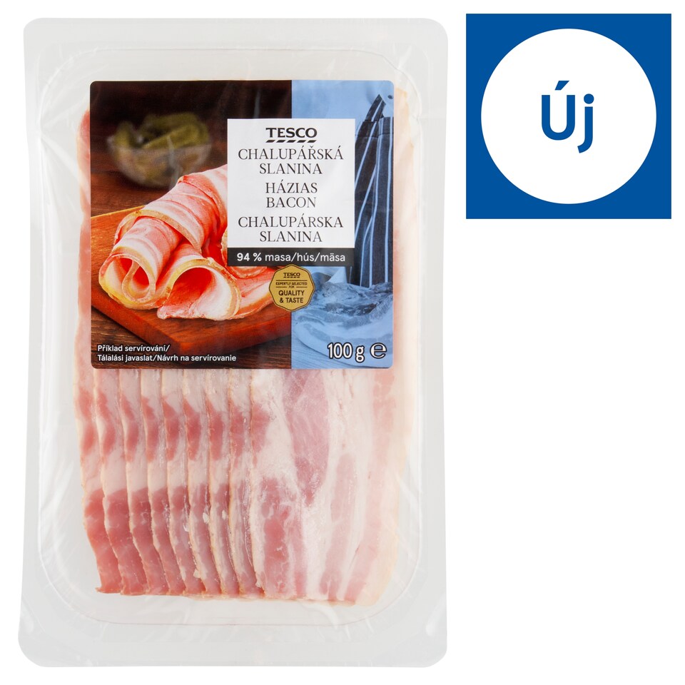 Tesco Sliced Homemade Bacon 100 g