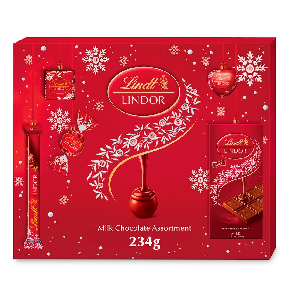 image 1 of Lindt Lindor Milk Chocolate Selection Box 234G