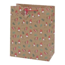 Tesco Kraft Robin Gift Bag Large