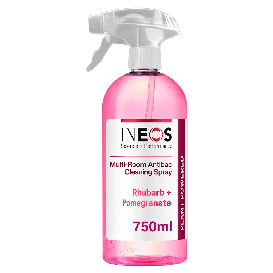 image 1 of Ineos Multi-Room Antibac Cleaning Spray - Rhubarb & Pomegranate 750ml