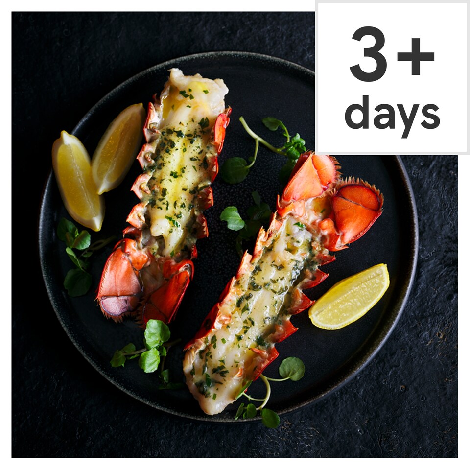 Tesco Finest Two Garlic Butter Lobster Tails Serves 2