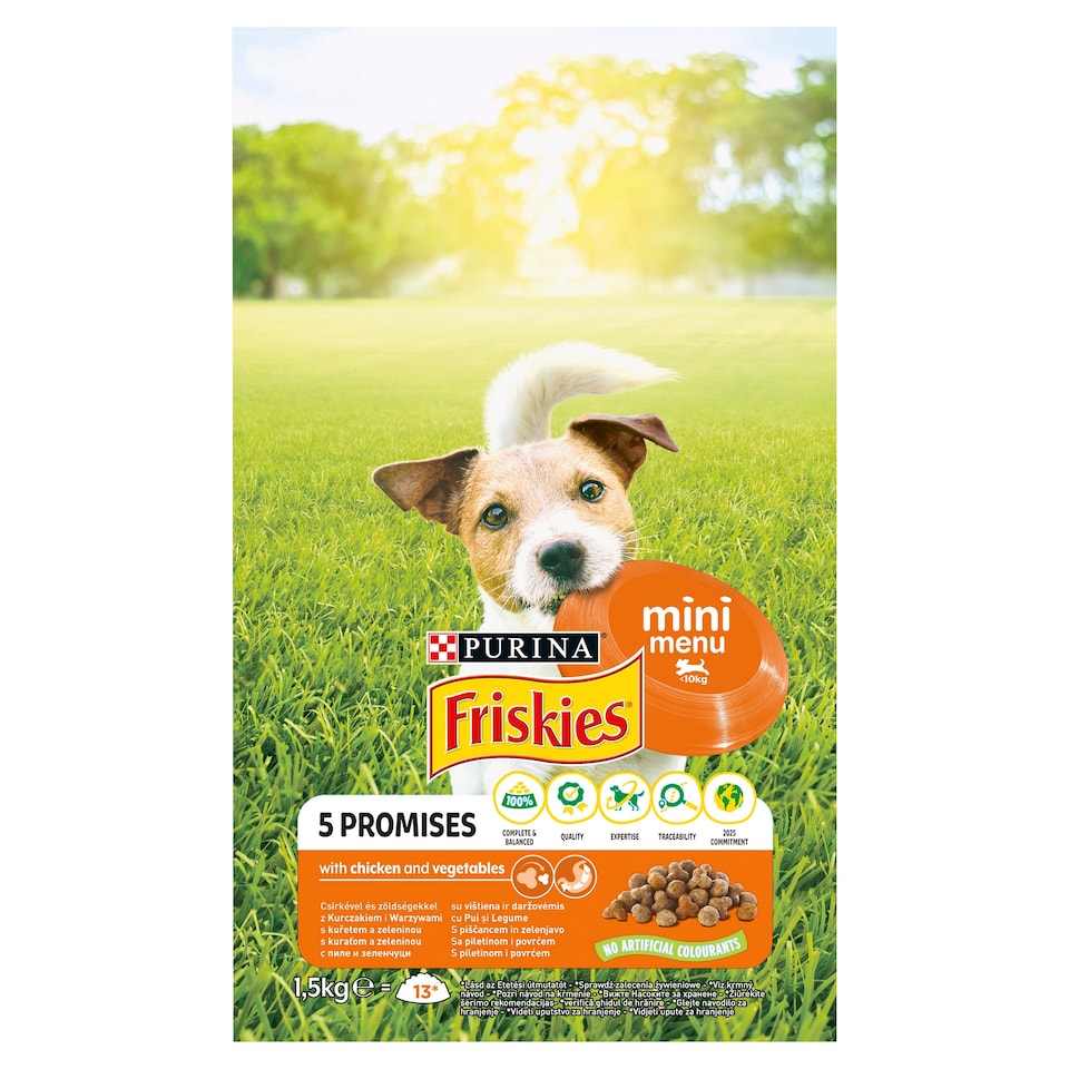 obrázok 1 z Friskies Mini Menu s kuraťom a zeleninou 1,5 kg