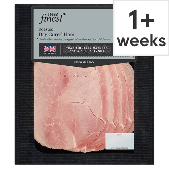 Tesco Finest Roast Dry Cured Ham 125G Tesco Groceries