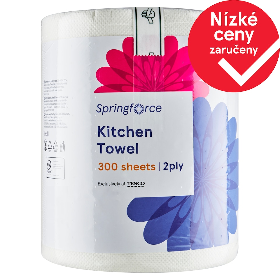 Springforce Kitchen Towel 2 Ply 1 Roll