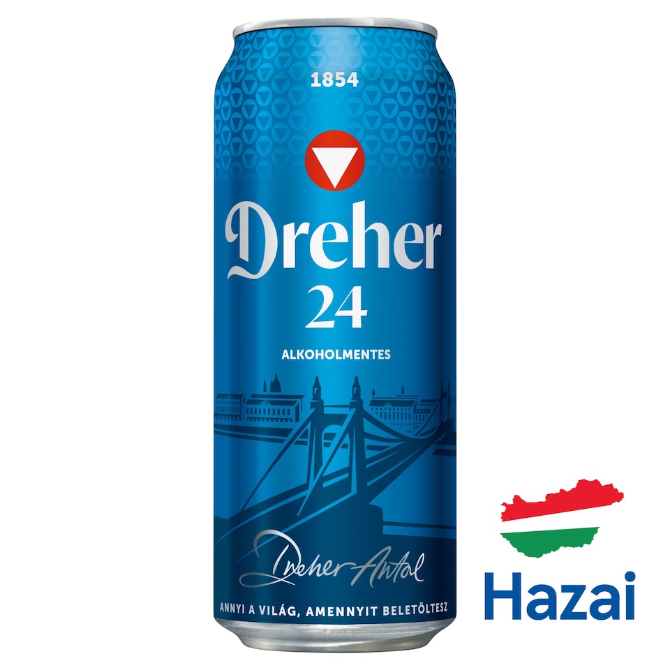 Dreher 24 alkoholmentes világos sör 0,5% 0,5 l
