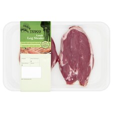 Tesco Lamb Leg Steaks 300G