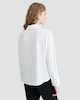 image 2 of F&F Collared Long Sleeved Blouse in White
