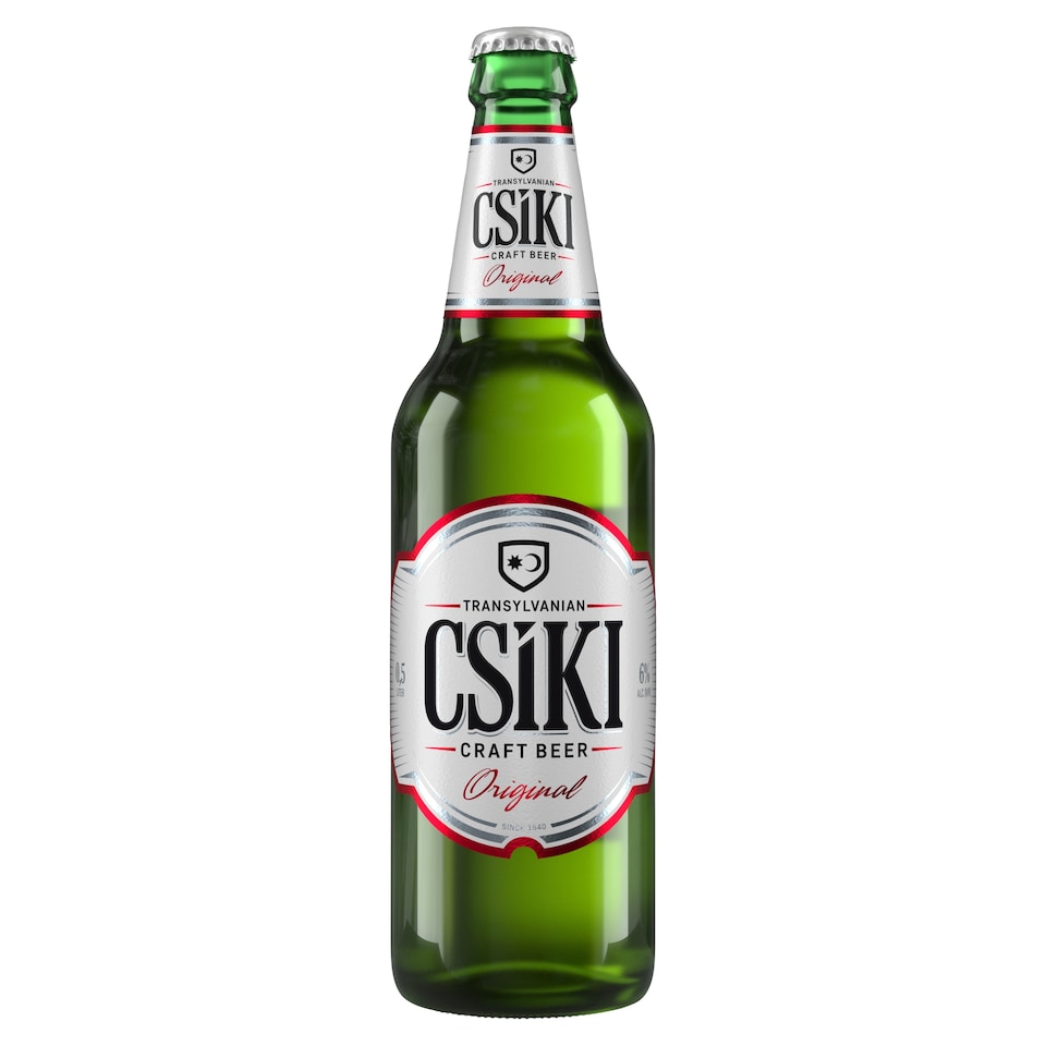 Csíki Original kézműves - világos Bock sör 6% 500 ml