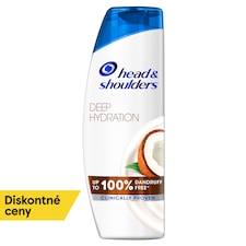 Head & Shoulders Deep Hydration Šampón na Lupiny 400 ml s Kokosovým Olejom. Denné Použitie