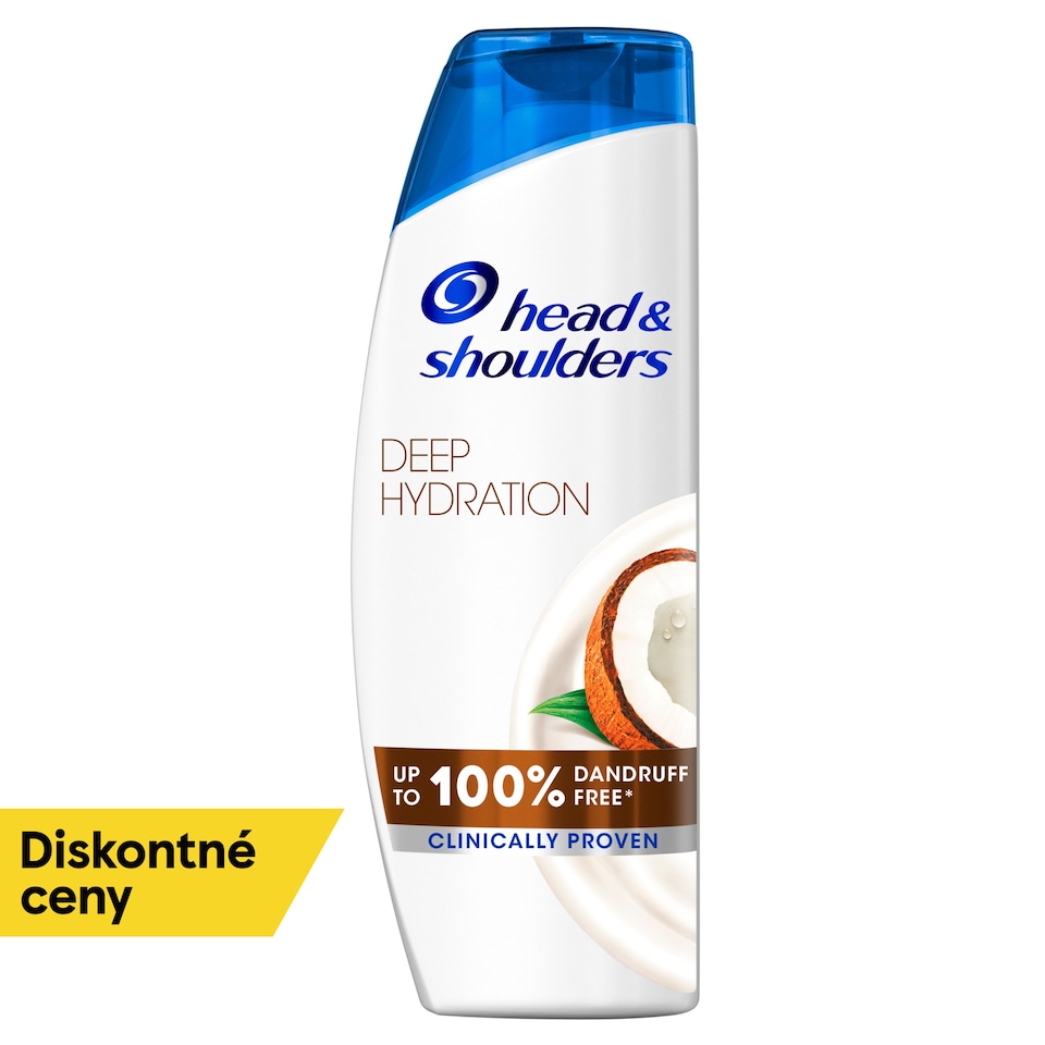 obrázok 1 z Head & Shoulders Deep Hydration Šampón na Lupiny 400 ml s Kokosovým Olejom. Denné Použitie