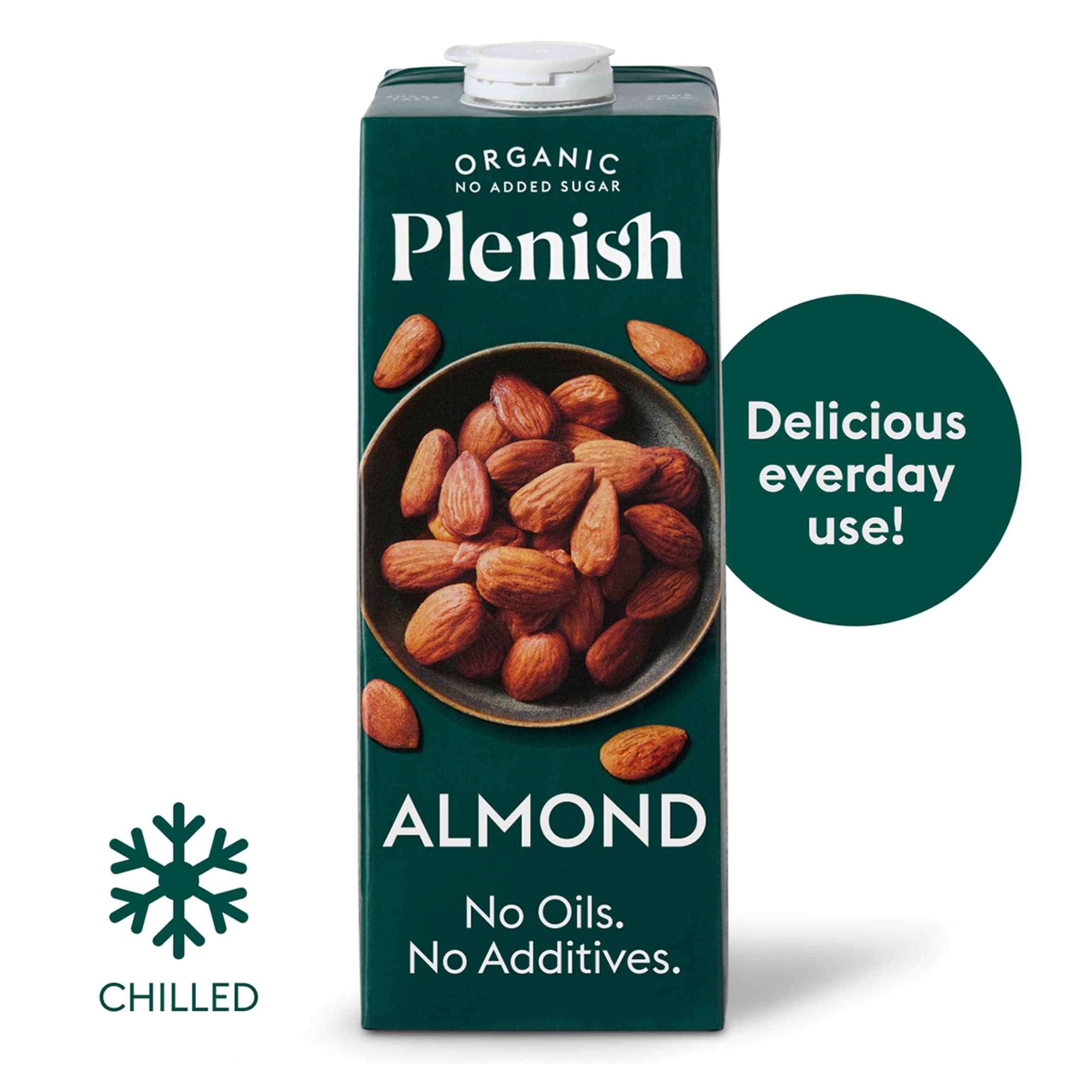 Plenish Organic Almond Milk Dairy Alternative Chilled 1L