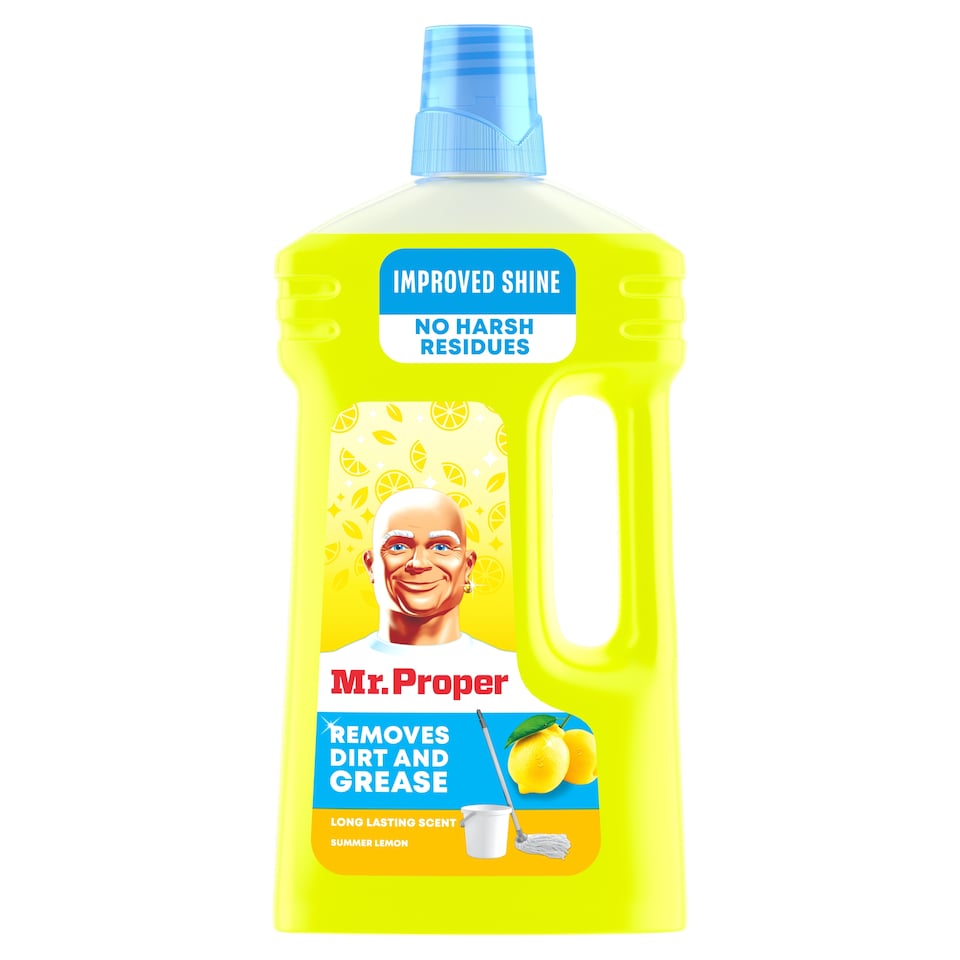 image 1 of Víceúčelový Čisticí Prostředek Mr Proper Na Podlahy S Lemon Vůní 1 l