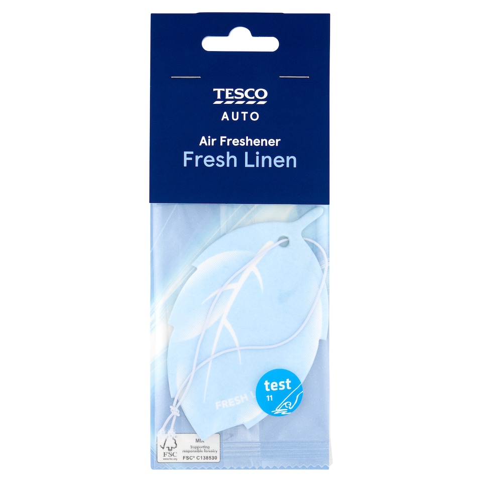 Tesco Auto Air Freshener Fresh Linen 1 pc