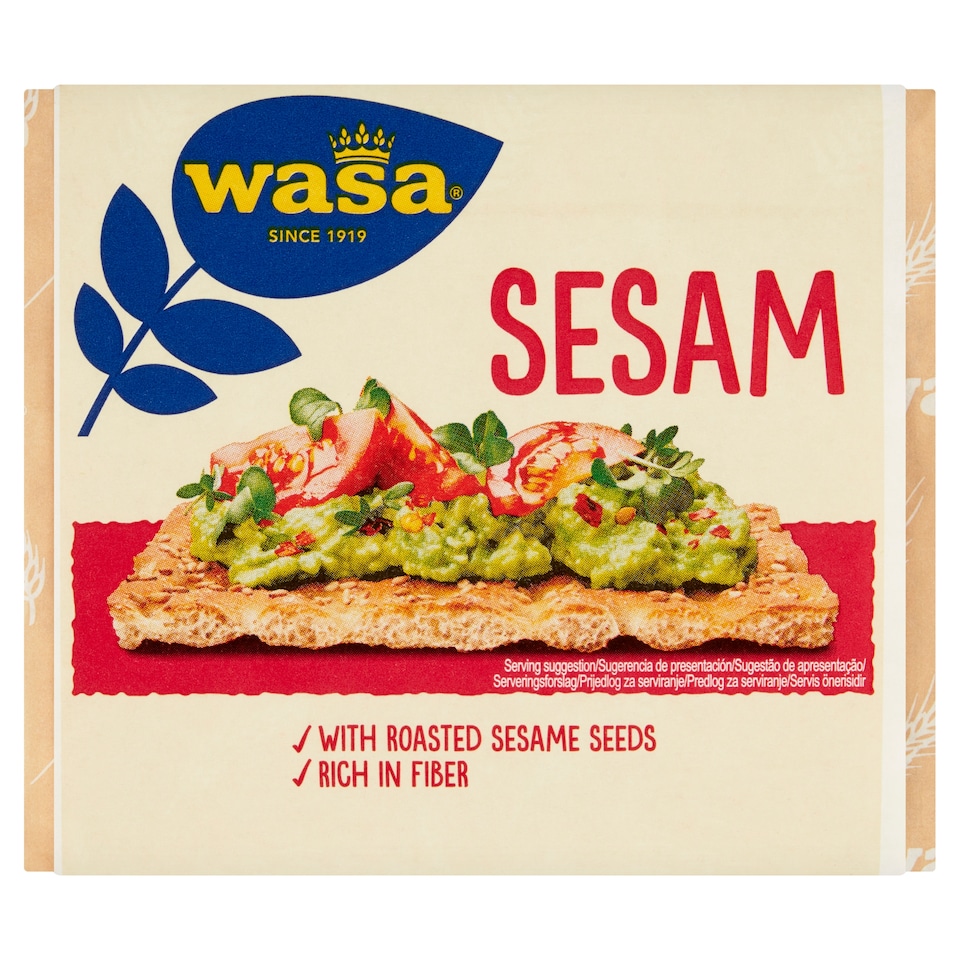 Obrázek 1 pro produkt Wasa Pšeničné knäckebroty se sezamovými semínky 200g
