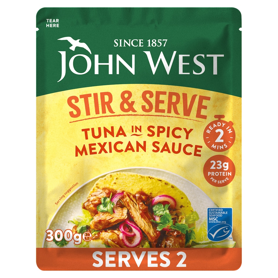 image 1 of John West Tuna Stir & Serve Spicy Mexican Sauce 300g
