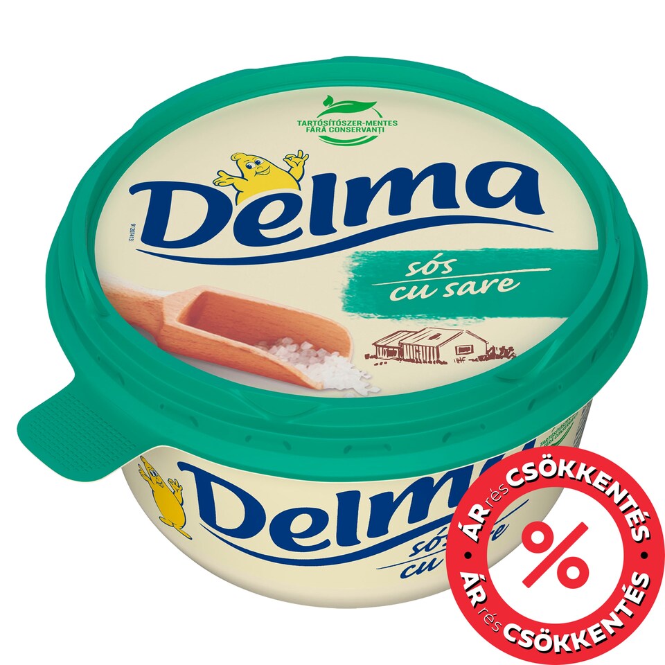 Delma sós 39% zsírtartalmú light margarin 450 g