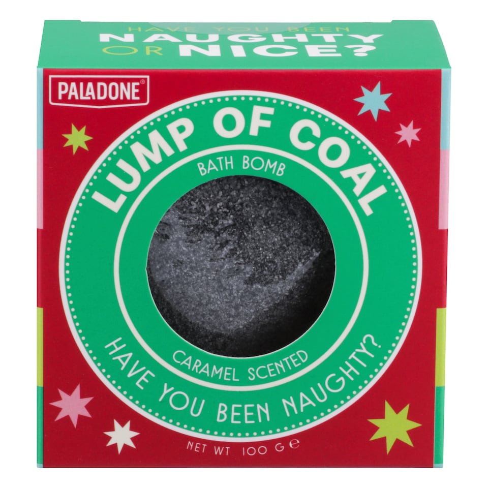 image 1 of Paladone Lump of Coal Bath Bomb 100g