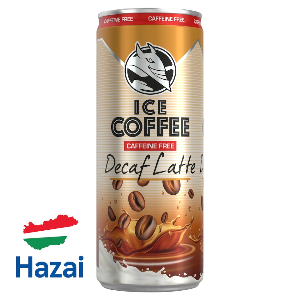 Hell Ice Coffee Decaf Latte UHT ital tejjel és koffeinmentes kávékivonattal 250 ml  1. kép