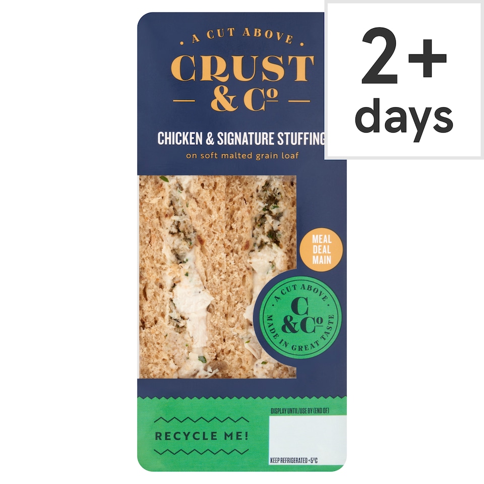 Crust & Co Chicken & Signature Stuffing Sandwich 188g