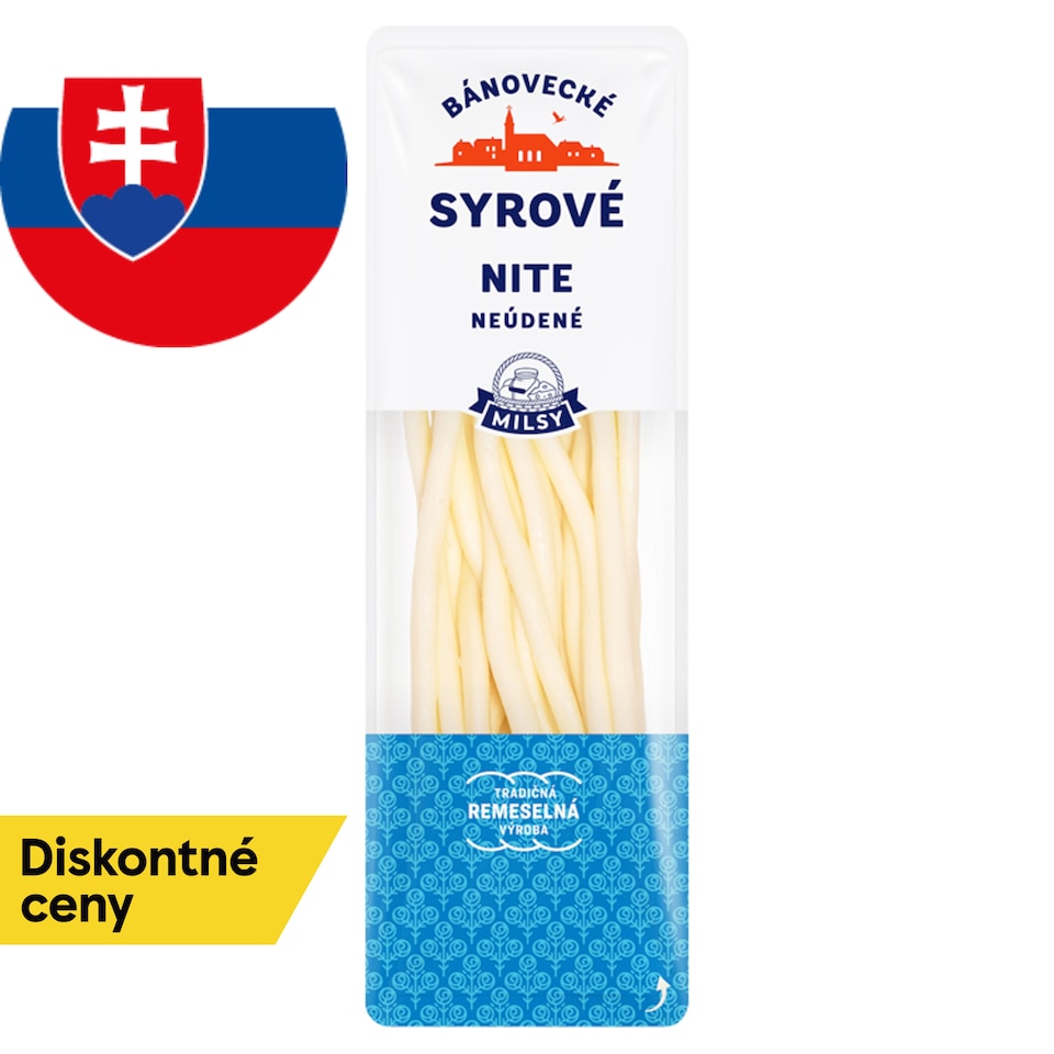 Milsy Syrové nite neúdené 100 g