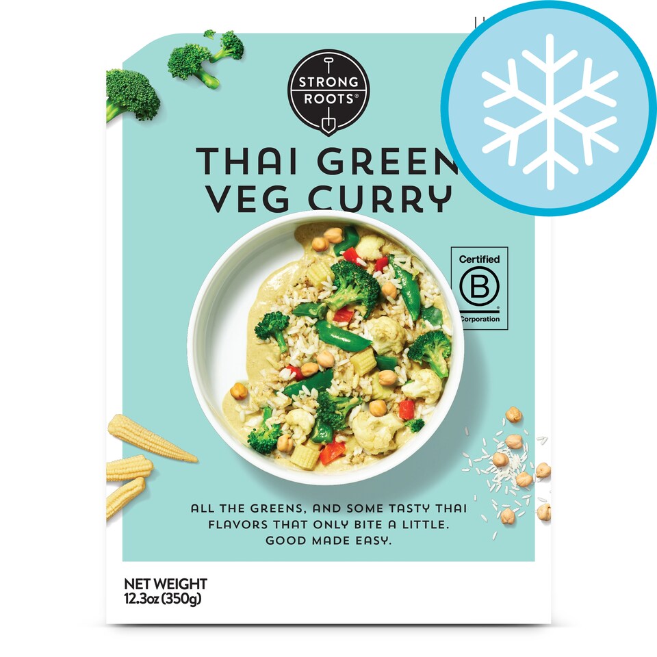 image 1 of Strong Roots Thai Green Vegetable Curry 350G