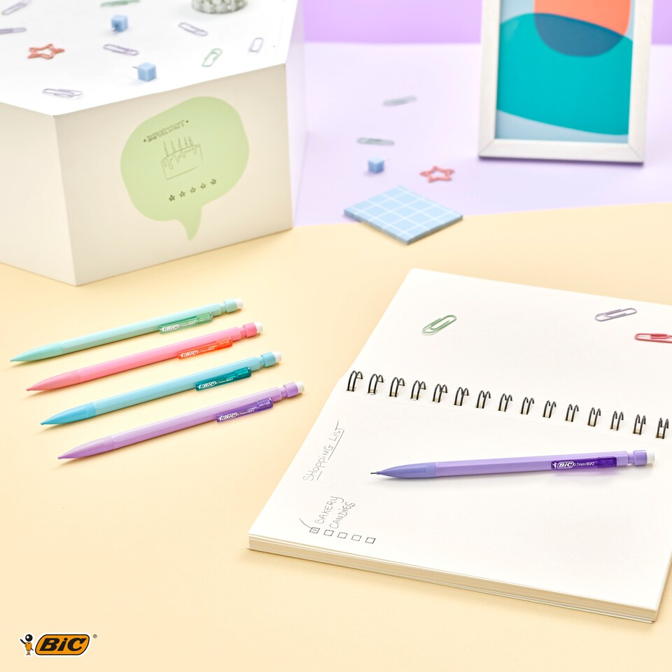 image 1 of Bic Matic Pastel Mech Pencil 5 pack