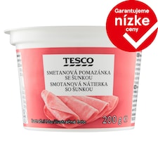 Tesco Smotanová nátierka so šunkou 200 g